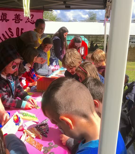 Atelier avec des enfants